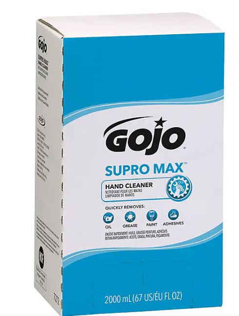HANDSOAP, GOJO SUPRO MAX, REFILL, FITS GOJO TDX DISPENSER, 2000 ML, 4/CT MAIN