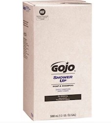 SHAMPOO & BODY WASH, GOJO "SHOWER-UP", 5000 mL, 2/CS LARGE