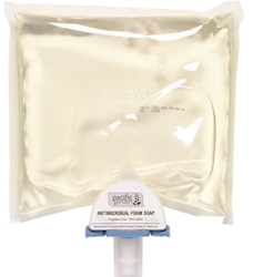 HAND SOAP, FOAMING, REFILL, PACIFIC GARDEN MANUAL ANTIMICROBIAL BZK, DYE AND FRAGRANCE FREE, 4/CT LARGE