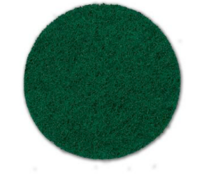 13", GREEN, SCRUBBING PADS, 5/CT LARGE