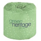 TOILET TISSUE, STANDARD ROLLS, 2-PLY, GREEN HERITAGE, 400 SHEETS/ROLL, 96 ROLLS/CT THUMBNAIL
