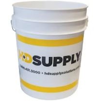 5 GALLON BUCKET, HD SUPPLY LOGO, WHITE (MIN 9 / BULK) MAIN