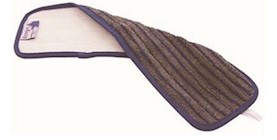 WET MOP HEAD, 18", BLUE MICROFIBER, FLAT, RENOWN, 3/PK THUMBNAIL
