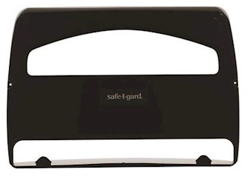DISPENSER, TOILET SEAT COVERS, SEFE-T-GARD, BLACK LARGE