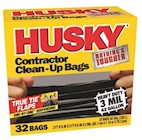 42 GALLON, BLACK, HEAVY DUTY, HUSKY, 32/CT THUMBNAIL