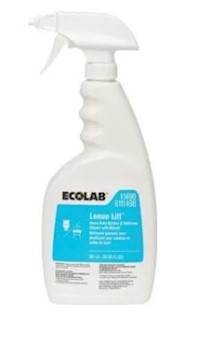 DEGREASER, ECOLAB, LEMON LIFT, HEAVY DUTY, KITCHEN AND BATHROOM CLEANER WITH BLEACH, 20 OZ, 12/CT MAIN