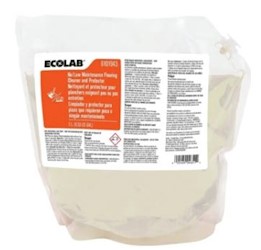 FLOOR CLEANER AND PROTECTOR, ECOLAB, NO/LOW MAINTENANCE FLOORING, 2 L, 2/CT LARGE
