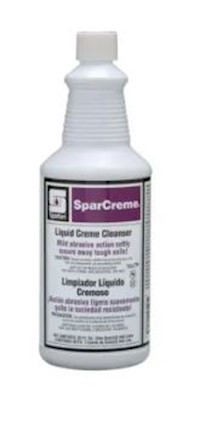 BATHROOM CLEANER, SPARTAN, SPARCREAM, LIME SCENT, 1 QT (MIN 14 / BULK) MAIN