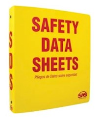 BINDER, 3 RING, SDS, BILINGUAL, RED/YELLOW, 1.5"W (MIN 5 / BULK) MAIN