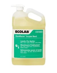STAIN REMOVER, LAUNDRY, SPOTTER, ECOLAB, STAINBLASTER, ENZYME BOOST, 4.7 L MAIN