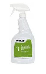 AIR FRESHENER, SPRAY BOTTLE, ECOLAB, BIO-ENZYMATIC, RTU, 32 OZ, 6/CT LARGE