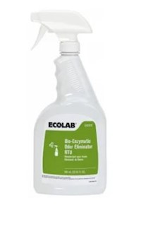 AIR FRESHENER, SPRAY BOTTLE, ECOLAB, BIO-ENZYMATIC, RTU, 32 OZ, 6/CT MAIN