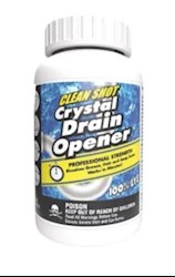 DRAIN OPENER AND CLEANER, THEOCHEM CLEAN SHOT CRYSTALS, 1 LB, 100107-99990-44 LARGE