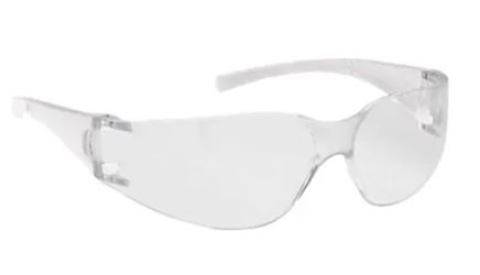 SAFETY GLASSES, LIGHTWEIGHT, DISPOSABLE, METAL-FREE, KLEENGUARD, CLEAR, 1/EA LARGE