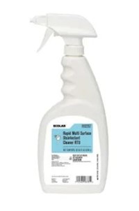 DISINFECTANT, SPRAY BOTTLES, MULTI-SURFACE, ECOLAB, RAPID, RTU, 32 OZ, 6/CT MAIN