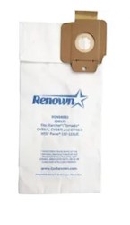 VACUUM BAGS, RENOWN, FOR KARCHER CV30/1, CV38/1, CV48/NSS PACER 12, 10/CT (MIN 4 CASES / BULK) LARGE