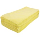 MICROFIBER CLOTH, PREMIUM, YELLOW, RENOWN, 16 X 16 IN, 12/PK THUMBNAIL