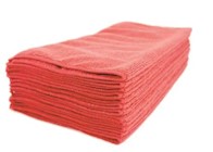 CLOTHS, MICROFIBER, 16" X 16", RED, RENOWN, 12/CT THUMBNAIL