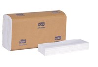 PAPER TOWELS, MULTI-FOLD, TORK ADVANCED, WHITE, 250 SHEETS/PK, 16 PACKS/CT MAIN