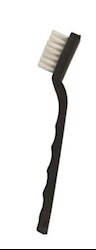 UTILITY BRUSH, RENOWN, NYLON, TOOTHBRUSH STLE, WHITE, 7", 6/CT LARGE