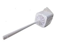 TOILET BRUSH, WITH CADDY, MEDIUM, WHITE, RENOWN THUMBNAIL
