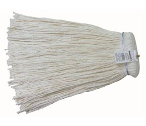 WET MOP HEADS, RENOWN, 4-PLY, CUT-END, WHITE, 24 OZ, 6/CT LARGE