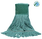 MOP HEAD, COTTON, LOOP END, BLUE, 16 OZ, 5" HEADBAND, 1/EA THUMBNAIL