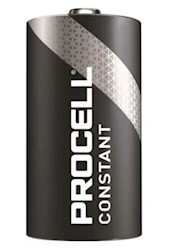 BATTERIES, D, DURACELL, ALKALINE, 12/CT LARGE