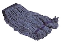 MOP HEAD, LOOP END, BLENDED, RENOWN, BLUE, 24 OZ, 5" HEADBAND, 2/CT THUMBNAIL