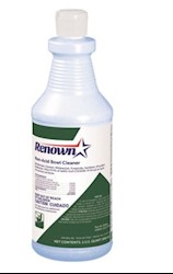 BOWL CLEANER, NON-ACID, RENOWN, 32 OZ, 12/CT LARGE