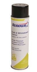 CLEANER, CHALK AND WHITEBOARD CLEANER, RENOWN, AEROSOL, 19 OZ., 12/CT LARGE