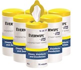 DISINFECTING WIPES, TORK EVERWIPE, CLEANER / DISINFECTANT / DEODORIZER, 6/CT THUMBNAIL