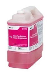 BATHROOM CLEANER, DISINFECTANT, ECOLAB, SCRUB FREE, 2.5 GALLON LARGE
