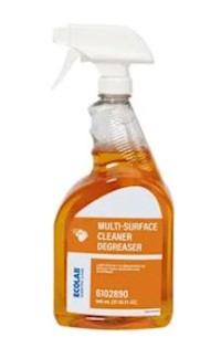 CLEANER, DEGREASER, ECOLAB, MULTI-SURFACE, ORANGE SCENT, 32 OZ, 6/CT MAIN