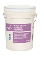 FINISH, ECOLAB, SCIENTIFIC CLEAN, MEDIUM FREQUENCY, 25% SOLIDS, 5 GALLON LARGE