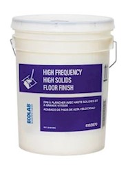 FINISH, ECOLAB, SCIENTIFIC CLEAN, HIGH FREQUENCY, 25% SOLIDS, 5 GALLON LARGE