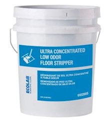 STRIPPER, ECOLAB, SCIENTIFIC CLEAN, ULTRA CONCENTRATED, LOW ODOR, 5 GALLON LARGE