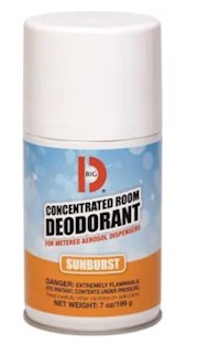AIR FRESHENER, METERED, AEROSOL, CONCENTRATED, BIG D, SUNBURST SCENT, 7 OZ, 1/EA MAIN