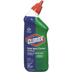 RESTROOM CLEANER, TOILET BOWL CLEANER WITH BLEACH, CLOROZ, 24 OZ, 12/CS LARGE