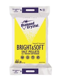 WATER SOFTENER SALT, DIAMOND CRYSTAL, SOLAR NATURALS, 40 LB BAG LARGE