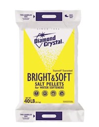 WATER SOFTENER SALT, DIAMOND CRYSTAL, SOLAR NATURALS, 40 LB BAG MAIN