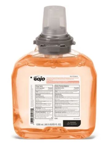 HAND SOAP, REFILL, ANTIBACTERIAL, GOJO PREMIUM, FRESH FRUIT SCENT, TFX 1200 ML, 1/EA THUMBNAIL