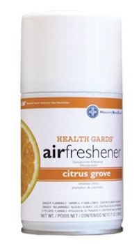 AIR FRESHENER, AIRWORKS, AEROSOL, METERED, CITRUS GROVE SCENT, 7 OZ, 12/CT MAIN