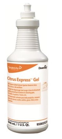 SPOTTER, DIVERSEY, CITRUS EXPRESS, GEL SOLVENT, 32 OZ., 6/CT MAIN