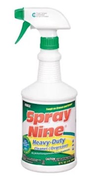 CLEANER, DISINFECTANT, ALL PURPOSE, SPRAY NINE, 32 OZ, 12/CT MAIN