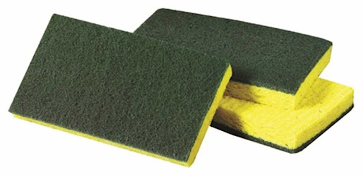 SPONGE, SCRUB, MEDIUM DUTY, 20/CS LARGE