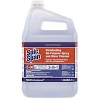 DISINFECTANT, ALL-PURPOSE CLEANER, GLASS CLEANER, SPIC AND SPAN 1 GALLON, 3/CS MAIN
