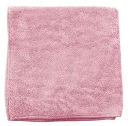 CLOTH, MICROFIBER, 12" X 12", RED, RUBBERMAID, 1/EA LARGE