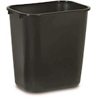 TRASH CAN, INDOOR WITHOUT LID, 7 GALLON, BLACK, PLASTIC, RUBBERMAID THUMBNAIL