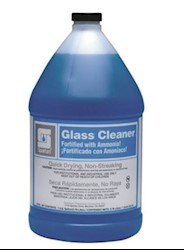GLASS CLEANER, SPARTAN, AMMONIA BASED, 1 GALLON, 4/CT LARGE
